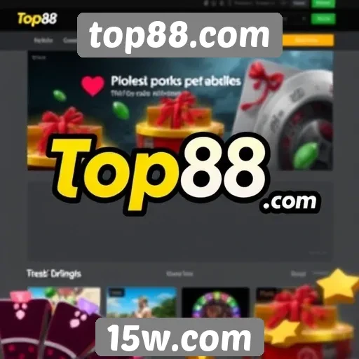 Acessibilidade e interface do site top88.com